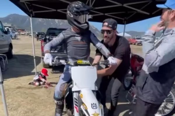 Video: Blake Baggett back on a bike!