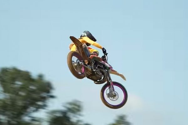 See Haiden Deegan prep for Unadilla and Brian ride a two-stroke!