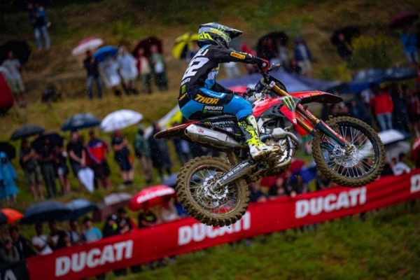 David Luongo on Cairoli racing Arnhem MXGP for Ducati