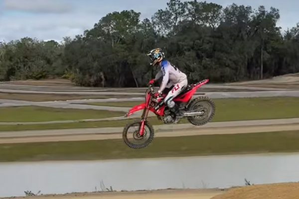 Dean Wilson back on the bike – getting ready for UK Arenacross