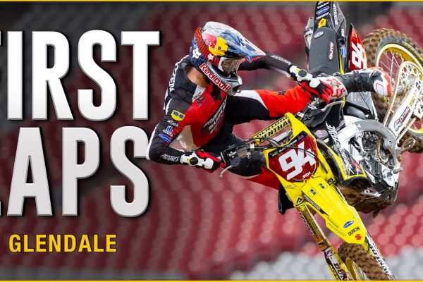 First laps from Glendale – red plate Roczen!