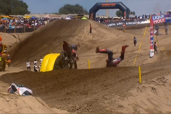 Video: Mattia Guadagnini has a BIG crash in Argentina timed practice