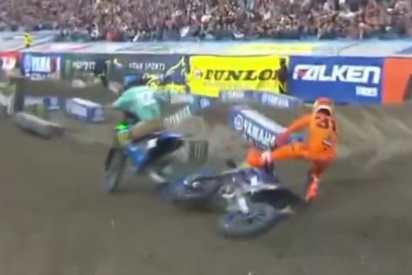 Deegan down in chaotic 250 heat race