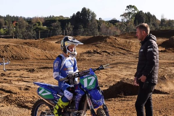 Watch Ben Townley coach a young Cole Davies