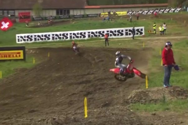 Tim Gajser not happy with what led to crash or a 30 minute wait to get to medical centre!