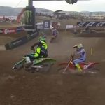 Lucas Coenen’s frustration at not passing Febvre when he had the chance!
